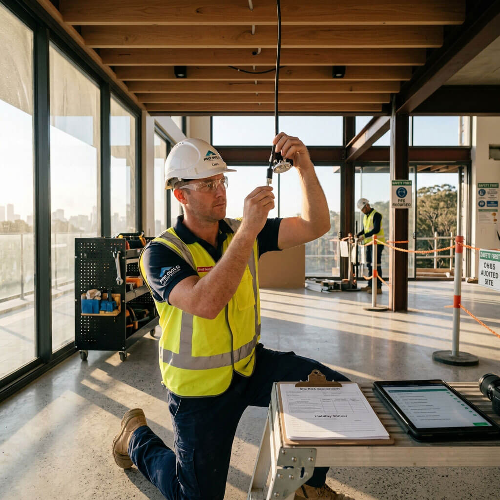 Australian Tradesman at Work